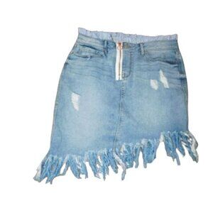 Wlliam Rast Size 29 Distressed Denim  A Syn Jean Skirt